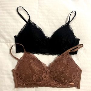 🆕 DANSKIN LACE BRA SET NWOT